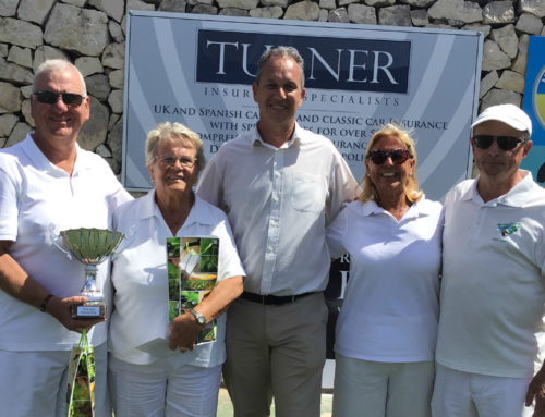 Turner Insurance Specialists Sponsor Javea Green Bowls Club Competition